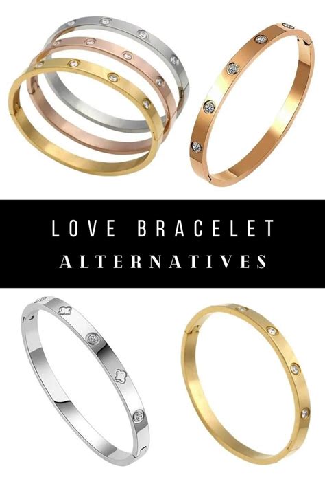 fake love bracelet|cartier love bracelet look alike.